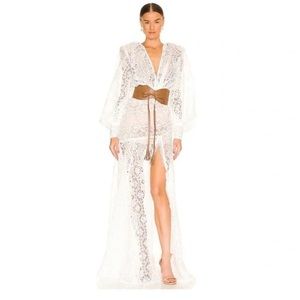 Bronx and Banco Adele long sleeved white eyelet dress XL